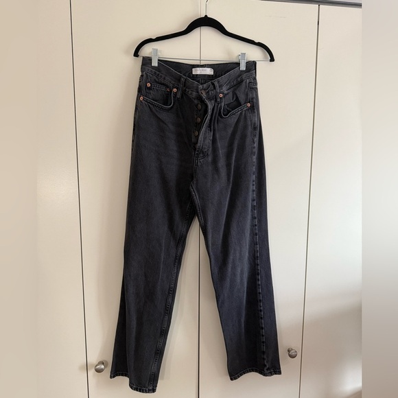 Topshop high waisted wide leg jeans - Picture 1 of 4